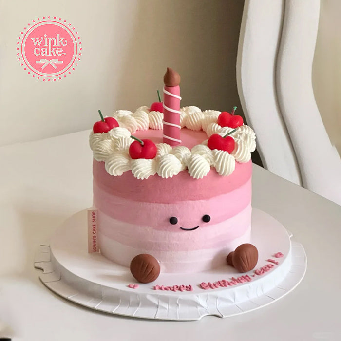 【Express】Matcha Birthday Cake Creative Fresh Flower Decor Pre-Order Freeship Ho Chi Minh