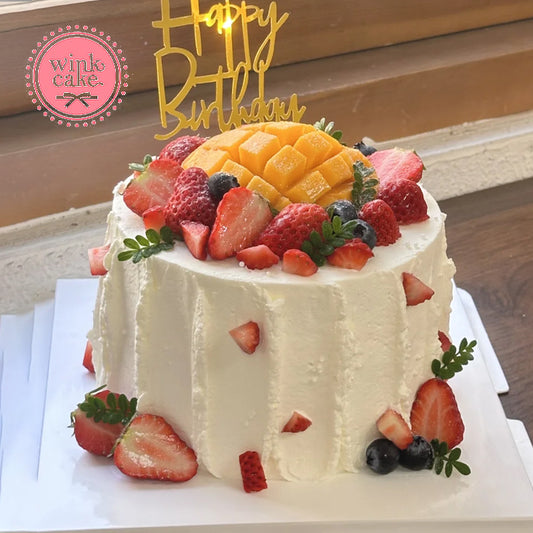 WinkCake 生日蛋糕 草莓芒果水果蛋糕