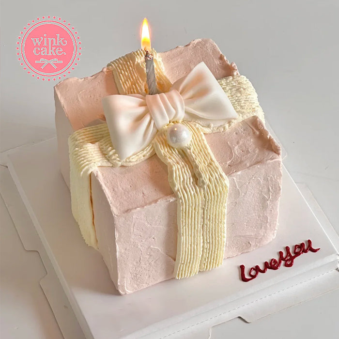 超人气紫色Laboo卡通儿童生日蛋糕