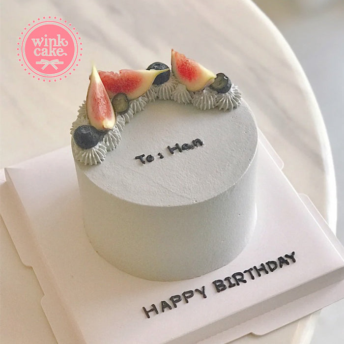 蛋糕 生日蛋糕 番石榴 蓝莓 极简主义 WinkCake