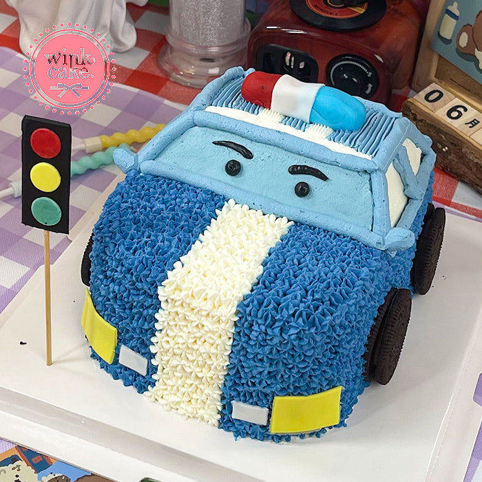 Bánh kem Bánh sinh nhật Xe cảnh sát Police Car WinkCake