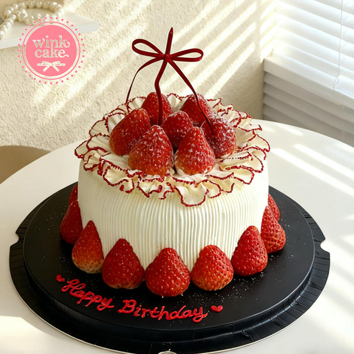 【畅销款】Winkcake 玫瑰艺术女神生日蛋糕