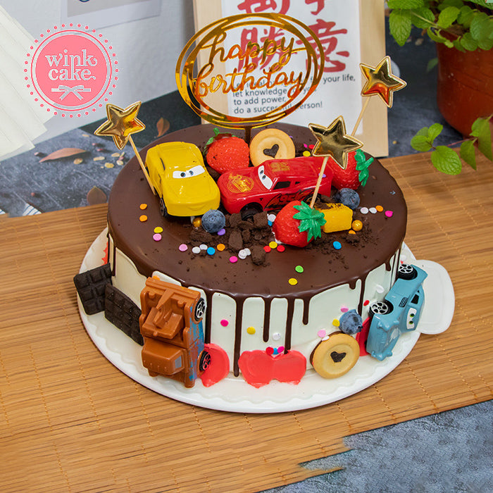 Express】Car shaped cake, creative birthday cake, suitable for