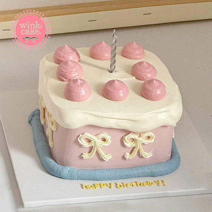 【Express】Retro Birthday Cake Instagram Anniversary Best Friends Couple Pre-Order Freeship