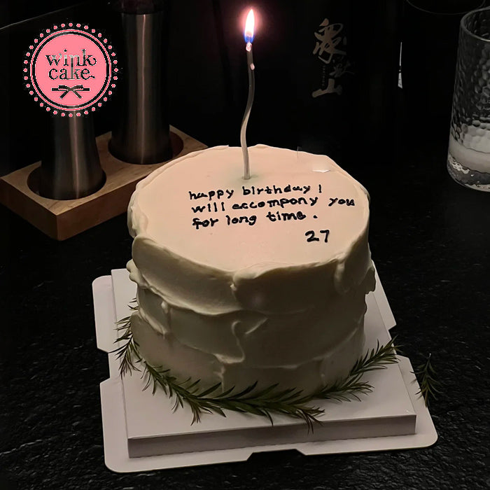 Bánh hình đơn giản dành cho nam giới có thể viết chữ lên