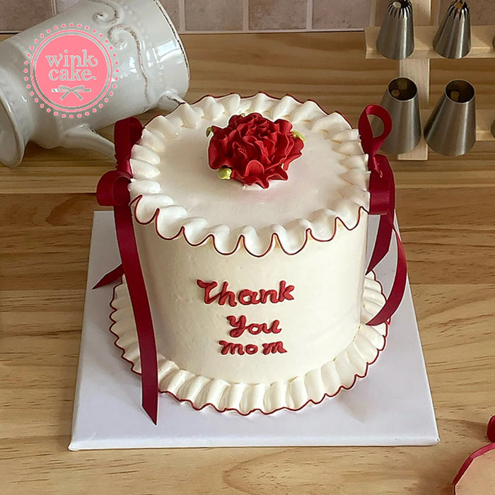 【畅销款】Winkcake 玫瑰艺术女神生日蛋糕