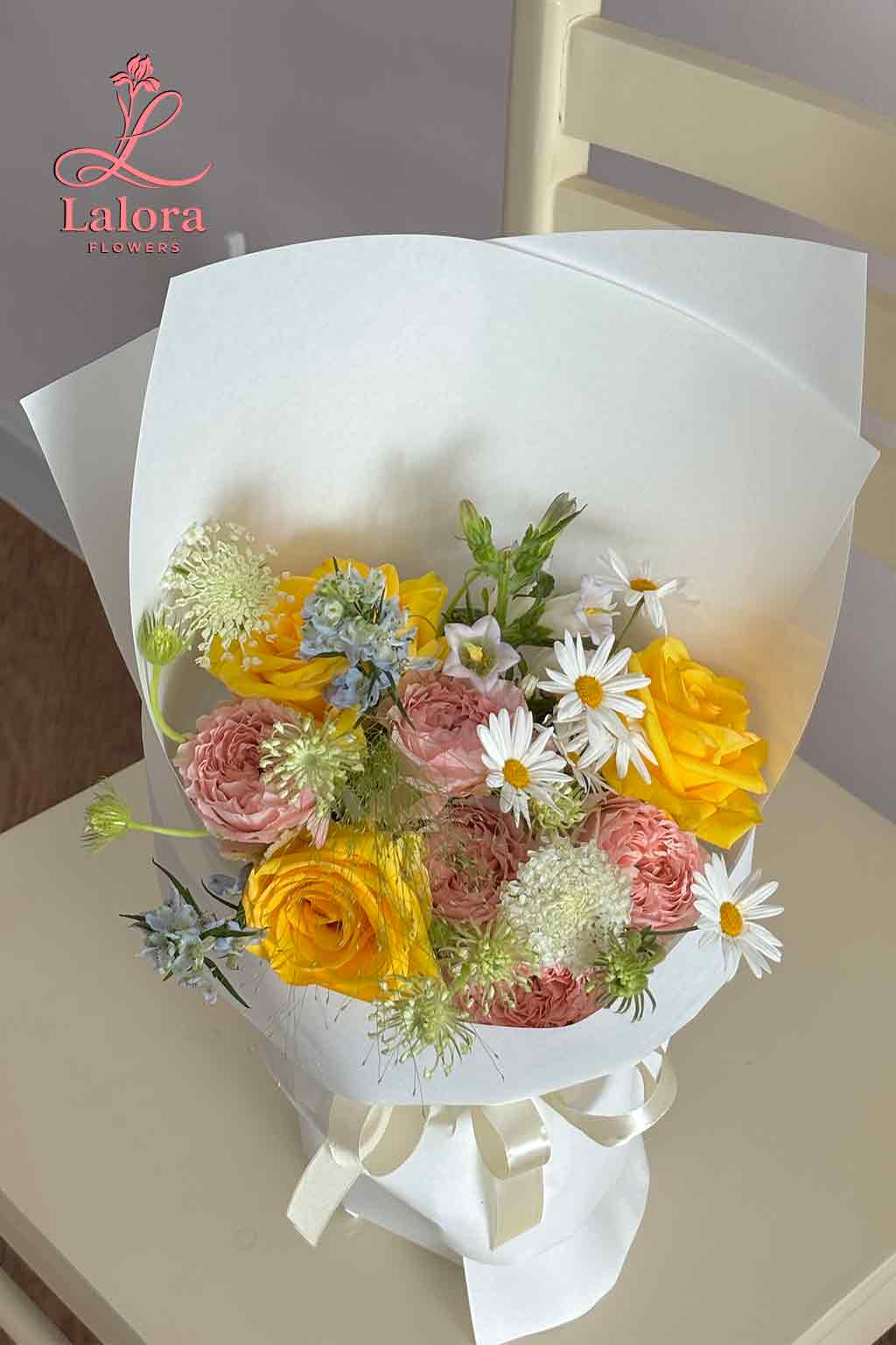 【 flower shop】浪漫紫色混合花束 - 胡志明市花店