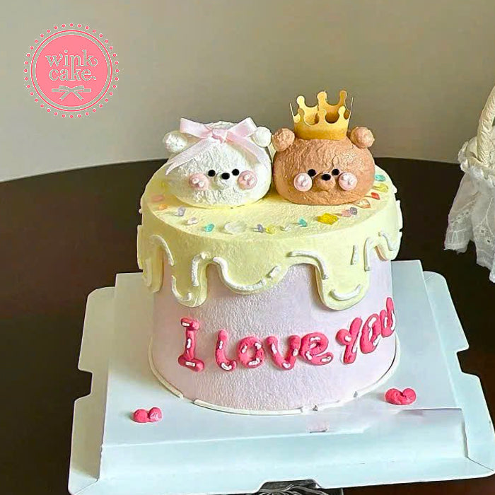 蛋糕 心形 生日蛋糕 送给爱人的 WinkCake