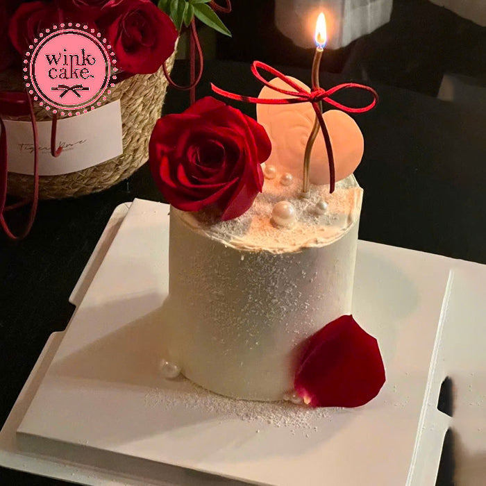 蛋糕 心形 生日蛋糕 送给爱人的 WinkCake