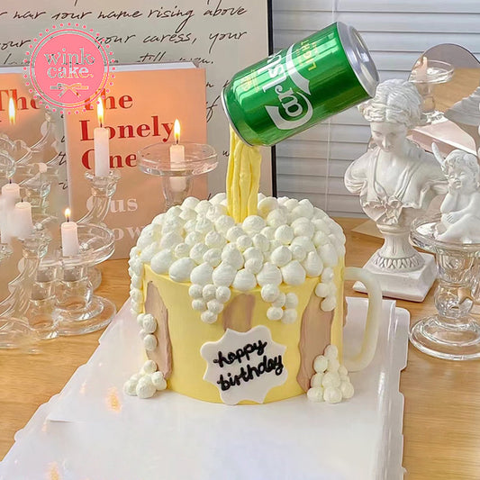 Bánh kem Bánh sinh nhật Tạo hình cốc ly bia sáng tạo WinkCake