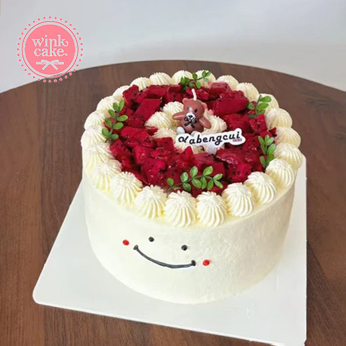 【Express】Matcha Birthday Cake Creative Fresh Flower Decor Pre-Order Freeship Ho Chi Minh