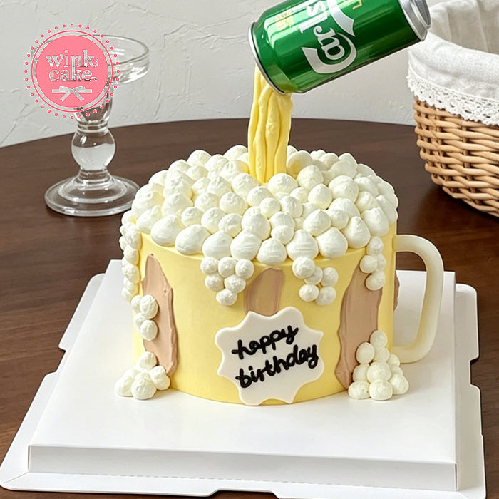 Bánh kem Bánh sinh nhật Tạo hình cốc ly bia sáng tạo WinkCake