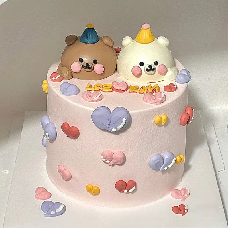 蛋糕 可爱生日蛋糕 多种3D宠物 WinkCake