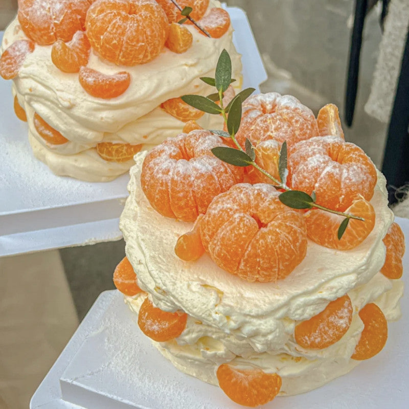 Cakes Fresh Orange and Tangerine Birthday Cake WinkCake