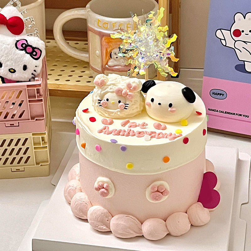 蛋糕 可爱生日蛋糕 多种3D宠物 WinkCake