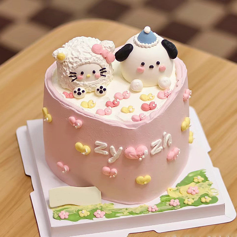 蛋糕 可爱生日蛋糕 多种3D宠物 WinkCake