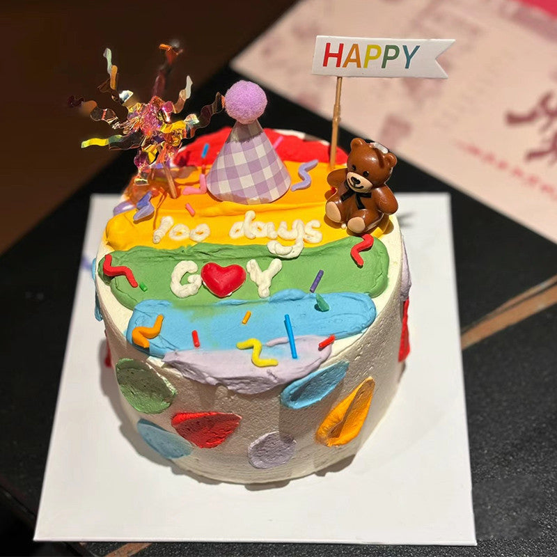 蛋糕 可爱生日蛋糕 多种3D宠物 WinkCake