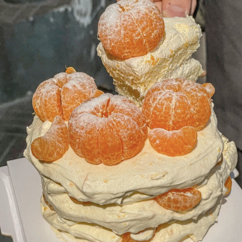 Cakes Fresh Orange and Tangerine Birthday Cake WinkCake