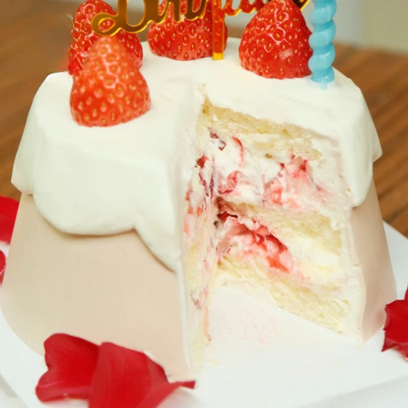 Cakes Cute Birthday Cakes Fresh Strawberries WinkCake
