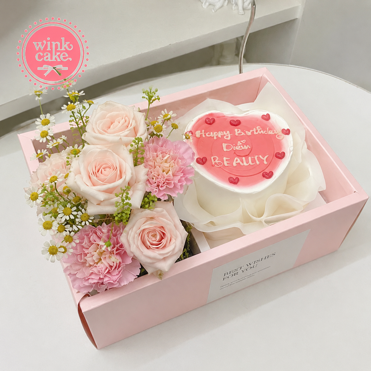 粉色蛋糕高级蛋糕生日蛋糕鲜花礼盒