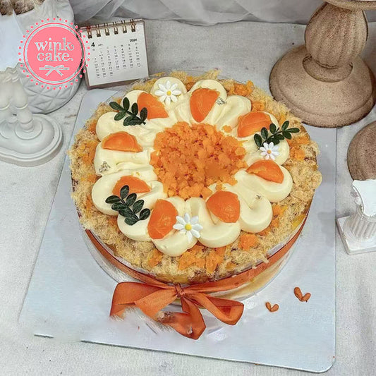 Bánh sinh nhật vị lòng đỏ trứng muối - Món tráng miệng trà chiều