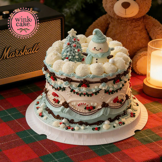 Bánh người tuyết siêu nổi tiếng! Bánh Giáng sinh