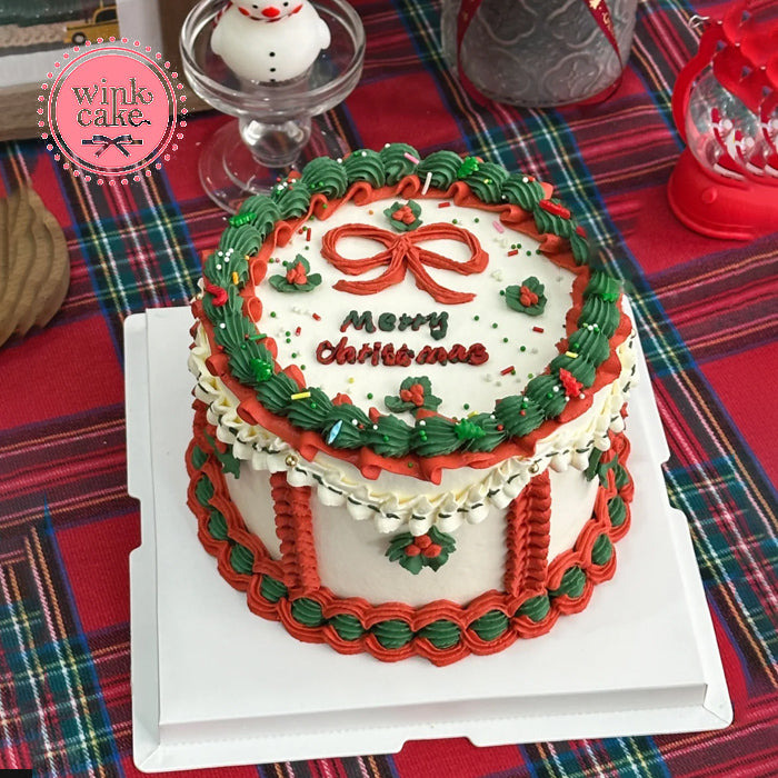 Bánh Giáng sinh nơ nhiều màu sắc