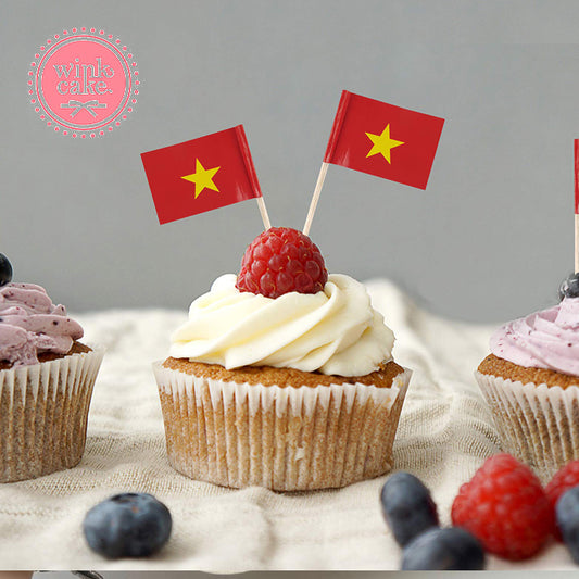 (Yêu cầu đặt hàng trước một ngày) Bánh nướng nhỏ theo chủ đề yêu nước