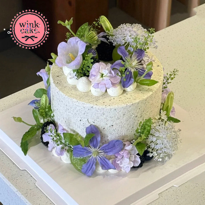 【Express】Matcha Birthday Cake Creative Fresh Flower Decor Pre-Order Freeship Ho Chi Minh