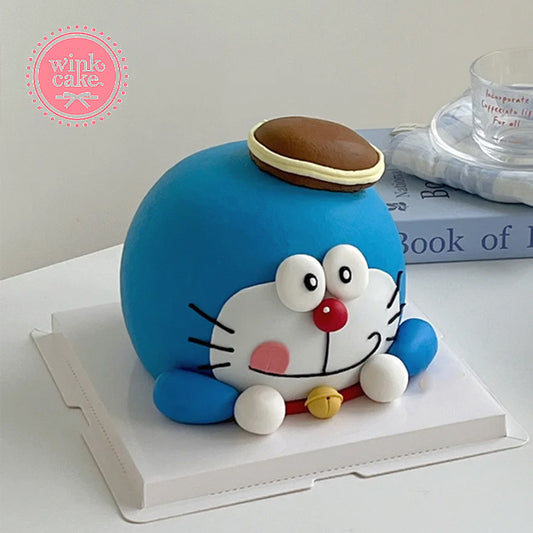 Bánh sinh nhật hình Doraemon 3D cho trẻ em