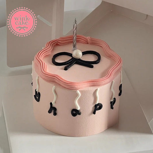 蛋糕 简约韩式生日蛋糕 WinkCake