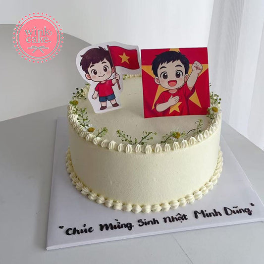 Bánh kem chủ đề yêu nước quà tặng ngày Quốc khánh