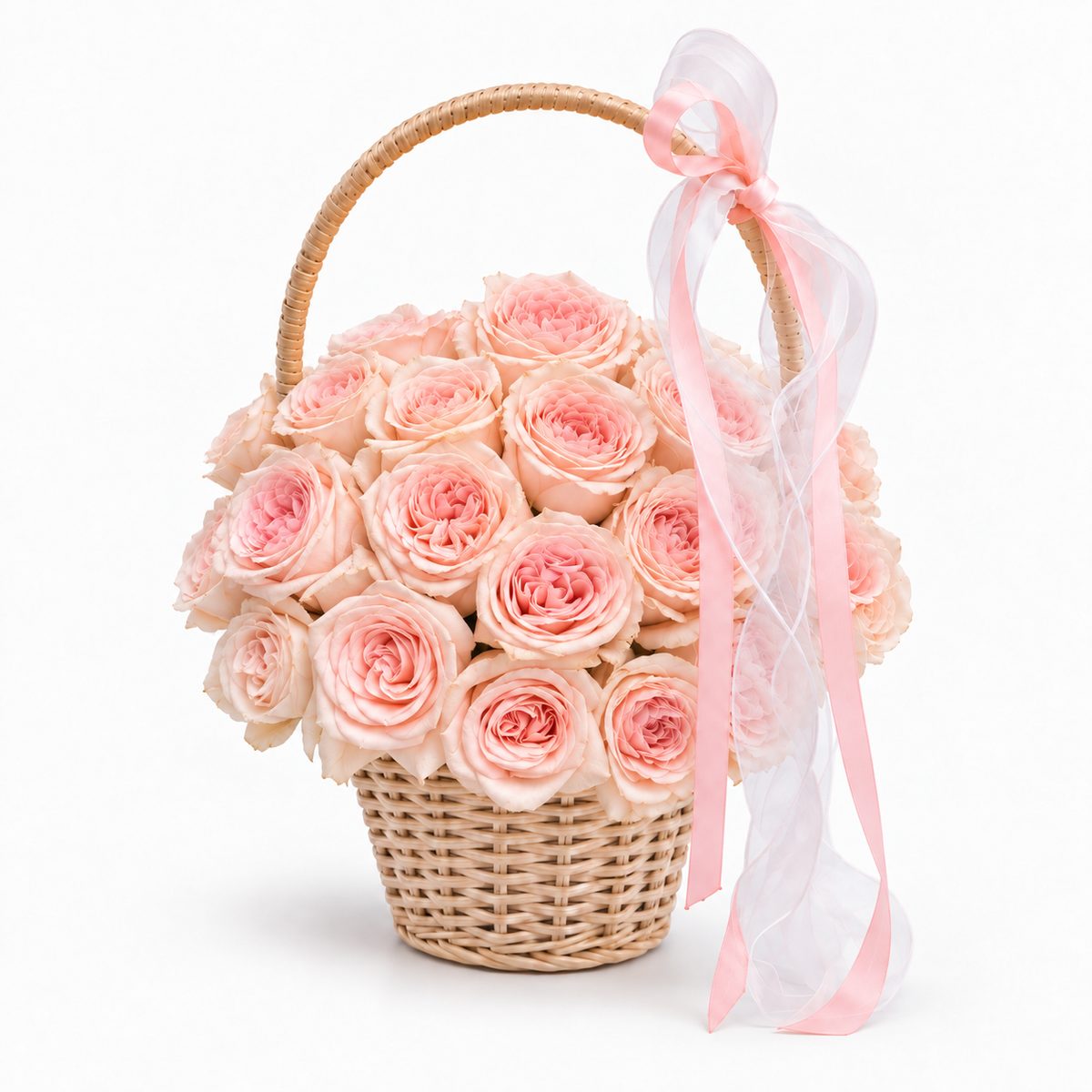 Elegant Creamy Yellow Rose Bouquet in Black Wrapping 33/52Roses| Birthday Flowers · Gift for Lover · Gift for Wife · Anniversary Gift [HCM Only]