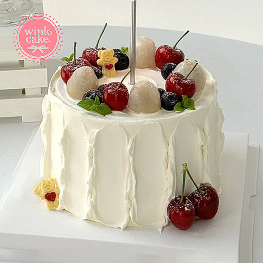 【Express】Matcha Birthday Cake Creative Fresh Flower Decor Pre-Order Freeship Ho Chi Minh