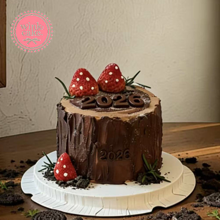 Bánh kem Bánh sinh nhật Năm mới 2026 Socola Dâu tây Style Cổ tích