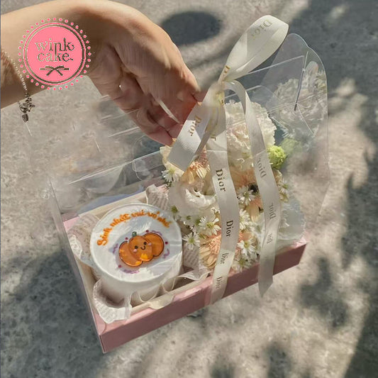 Hộp quà tặng bánh sinh nhật Bento cao cấp Little Bee Cake