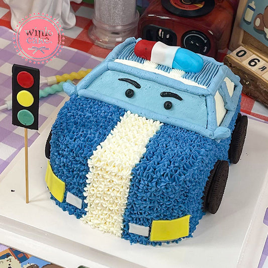 Bánh kem Bánh sinh nhật Cho Bé trai Xe cảnh sát Police Car WinkCake