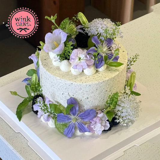 【Express】Matcha Birthday Cake Creative Fresh Flower Decor Pre-Order Freeship Ho Chi Minh