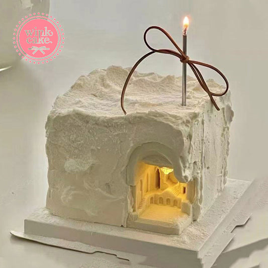 Bánh kem Bánh sinh nhật Ngôi nhà Kiểu tối giản Winkcake
