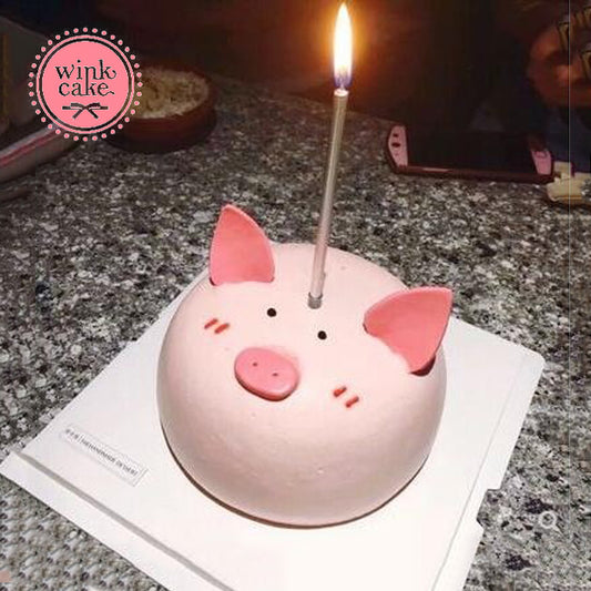 Bánh kem Bánh sinh nhật Tạo hình chú heo hồng cute WinkCake