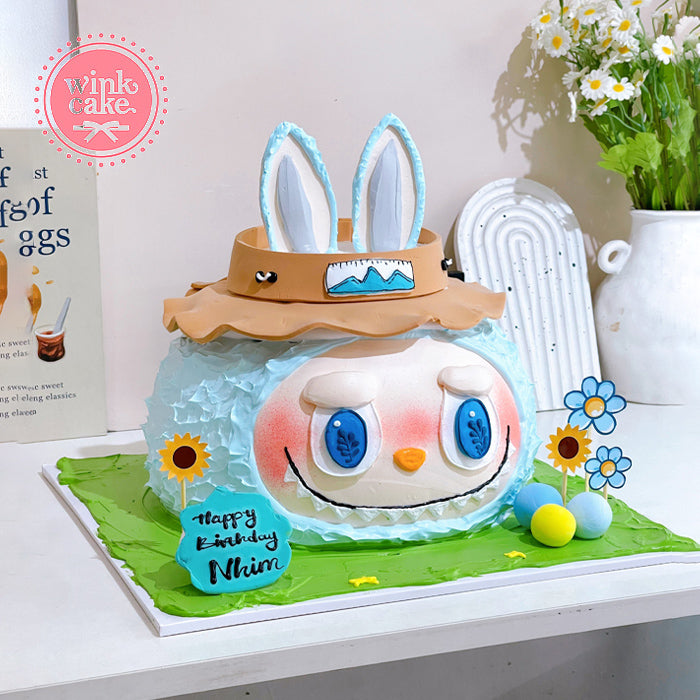 Popular Laboo cartoon birthday cake for kids