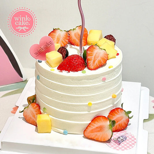 蛋糕 生日蛋糕 混合水果 WinkCake 坚果碎