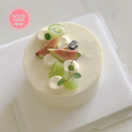 【Express】Cake Simple Fruit Birthday Cake Chiffon Cake Korean Hot Pre-Order Freeship
