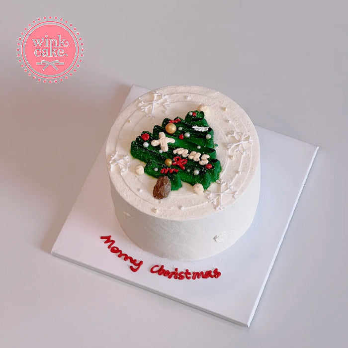 Bánh Giáng sinh có hình dạng cây thông Noel cổ điển