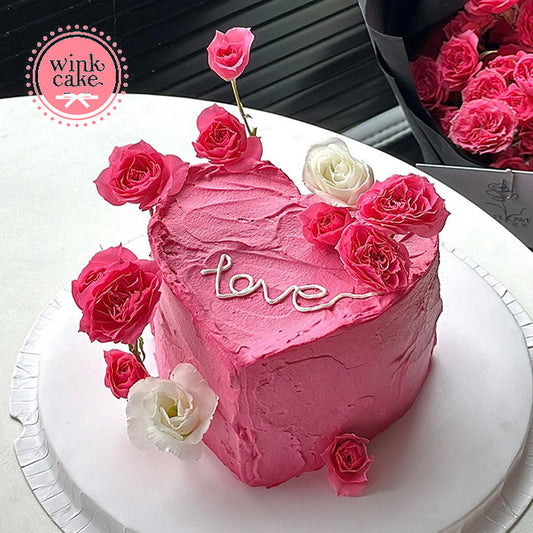 【快递】装饰生日蛋糕，鲜花，适合送给妈妈，女朋友，提前订购胡志明市免费送货