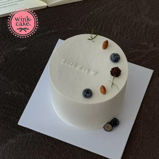 Bánh sinh nhật đơn giản trang trí trái cây dành cho nam