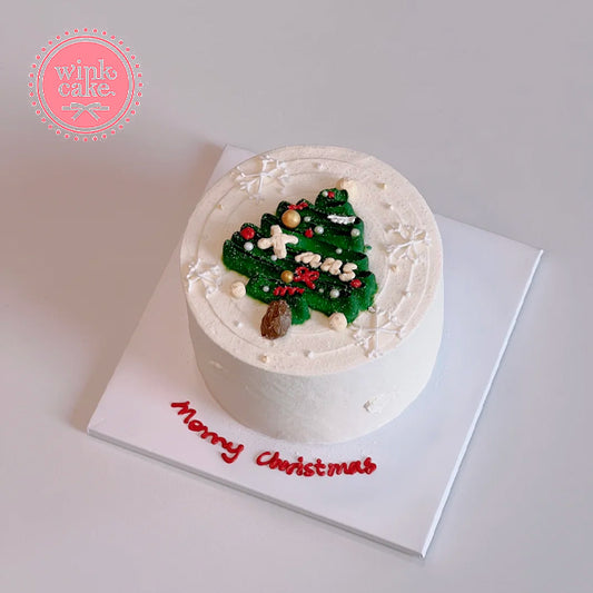 Bánh Giáng sinh có hình dạng cây thông Noel cổ điển