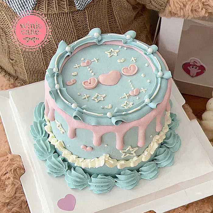 【Express】Retro Birthday Cake Instagram Anniversary Best Friends Couple Pre-Order Freeship