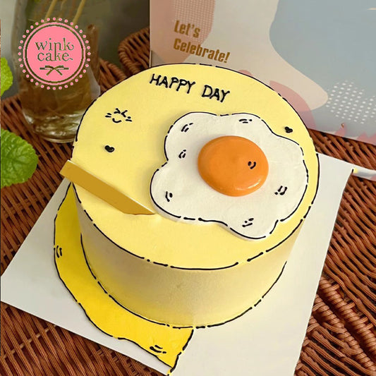 【快递】创意蛋形生日蛋糕 预购免邮 胡志明市