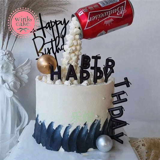 Cakes Birthday Cakes Beer Cans for Men WinkCake